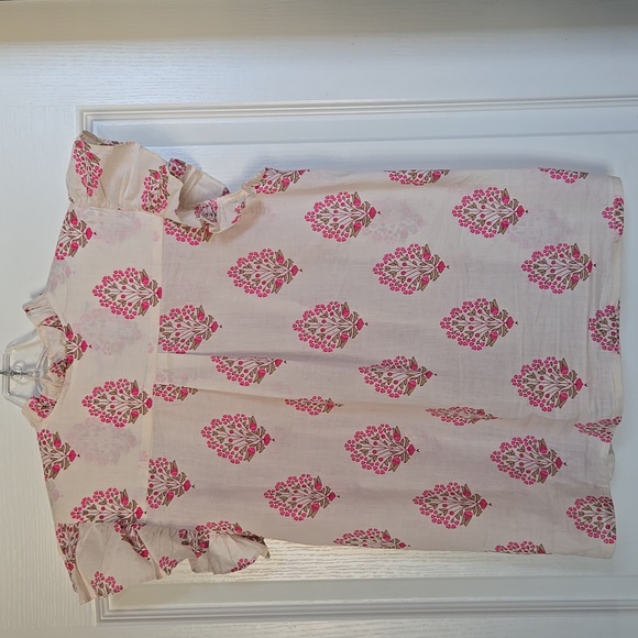 THML Ruffled Cap Sleeve Top - Picture 4 of 12